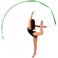 Палка гимнастическая с лентой Grace Dance Gymnastic stick with ribbon thumbnav 4