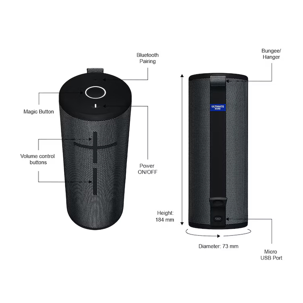 Портативная колонка Logitech Boom 3 Black (984-001360) Черный photo 5