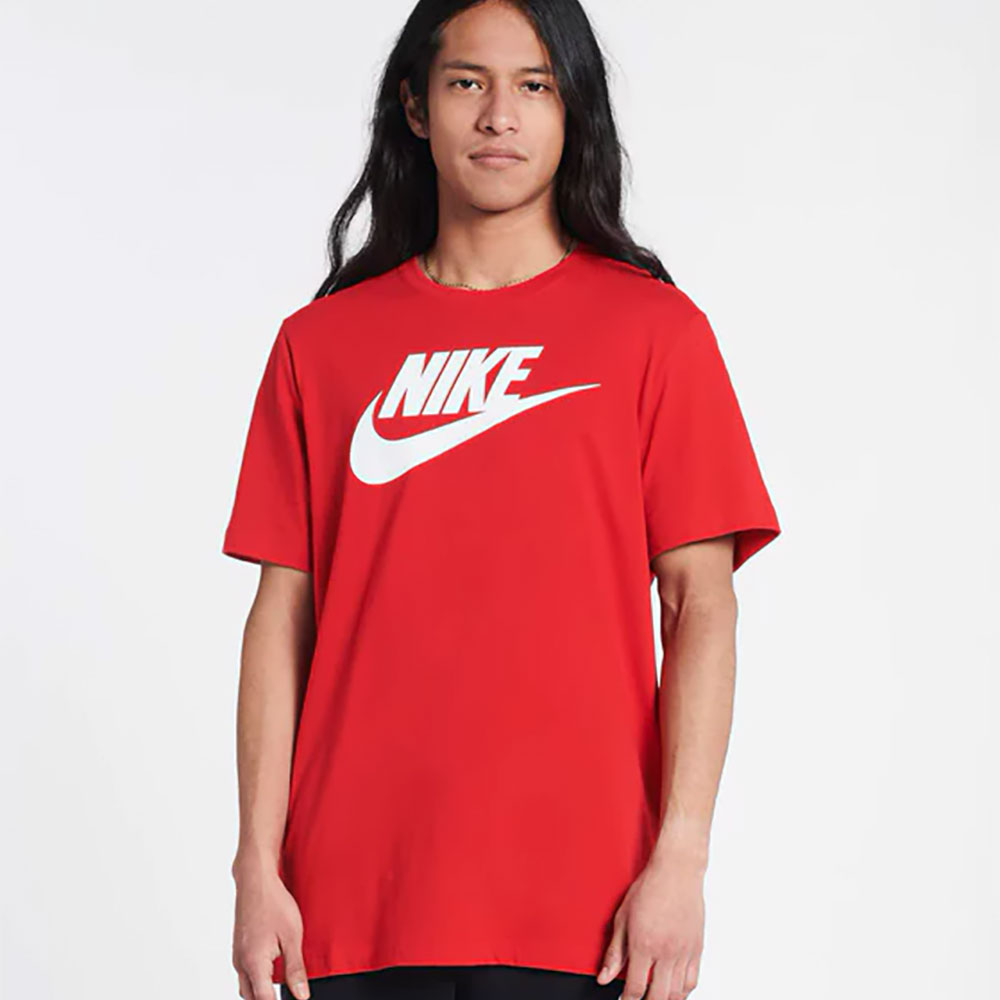 Tricou bărbătesc Nike M NSW TEE ICON FUTURA S Rosu photo 2