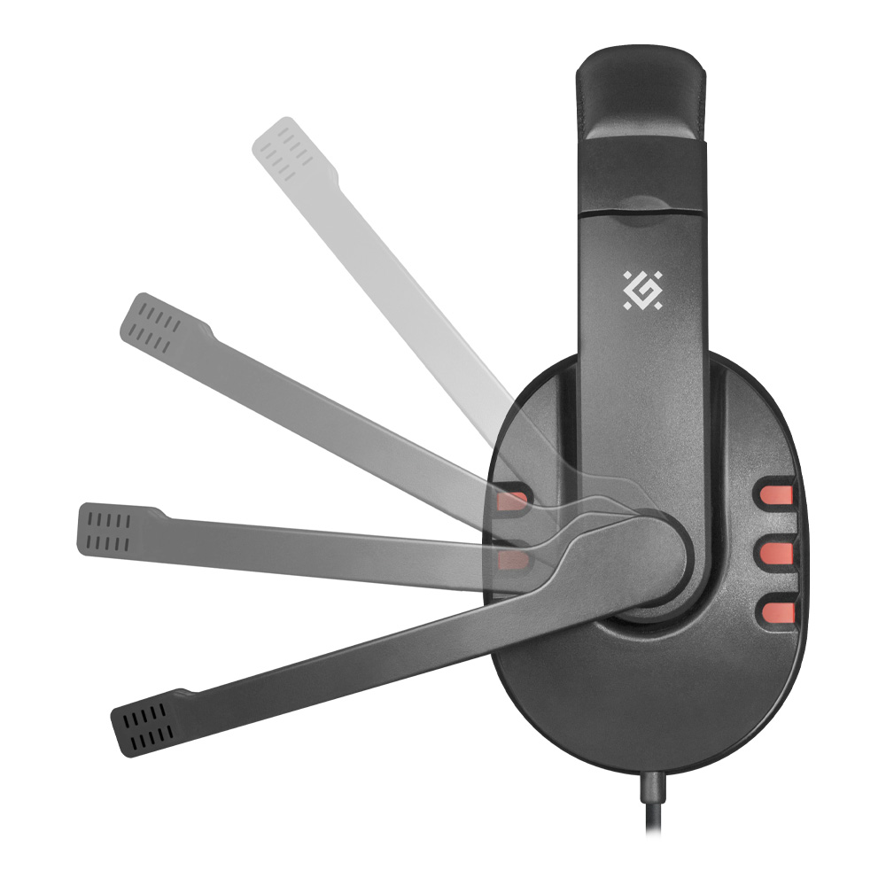 Căști Defender Warhead G-160 Black Cu fir / Gaming / Black photo 4