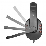 Casti Defender Warhead G-160 (64113) Black thumbnav 4