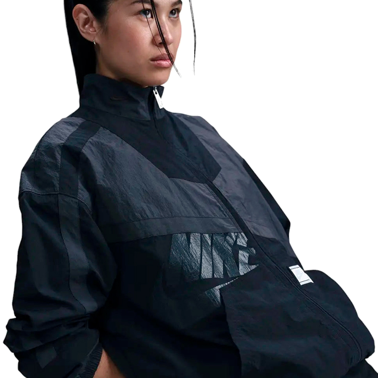 Hanorac Nike W NSW STREET WVN JKT L Negru Femei photo 3