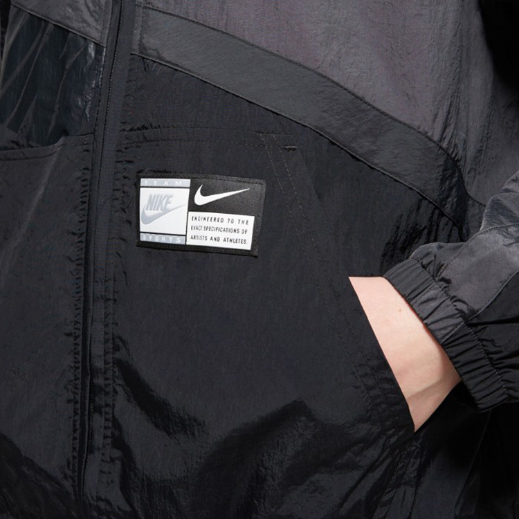 Hanorac Nike W NSW STREET WVN JKT L Negru Femei photo 5