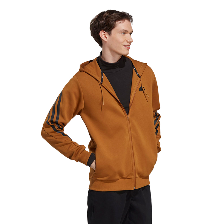 Мужская Толстовка Adidas M FI 3S FZ 2XL Коричневый photo 3