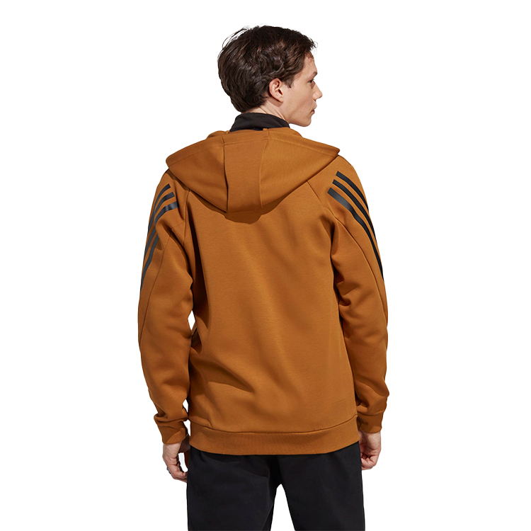 Мужская Толстовка Adidas M FI 3S FZ 2XL Коричневый photo 4