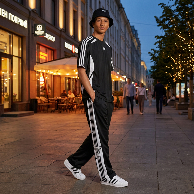 Брюки Adidas ADIBREAK TP XS Черный Мужской photo 7