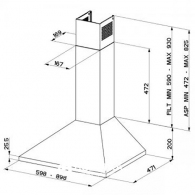 Вытяжка Faber PB42LXA60Value, 1 моторов, 440 m3/ч, 60 см thumbnav 2