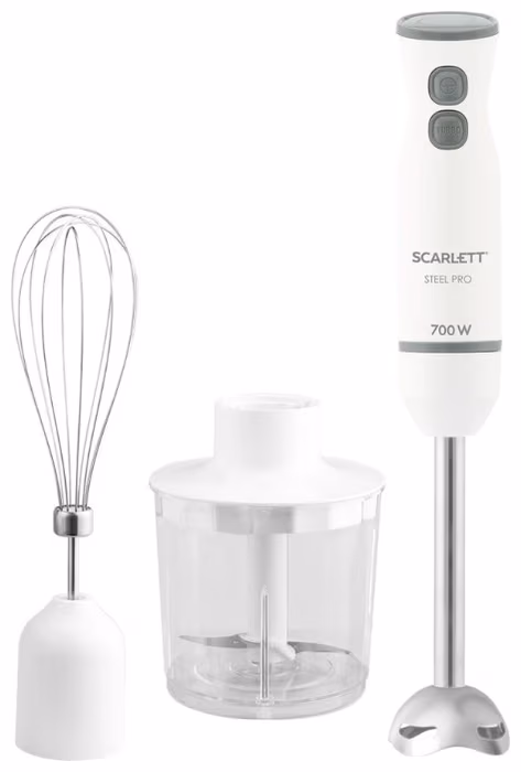 Blender Scarlett SC HB42F60, 700 W, 2 trepte viteza, Alb