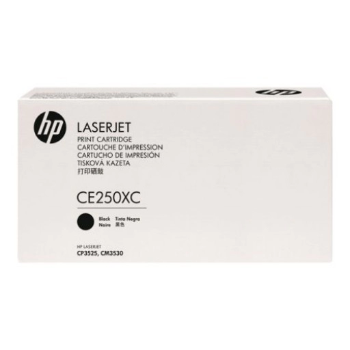 HP 504A (CE250A) Black Cartridge for CLJ Color LaserJet CP3525, CP3525n, CP3525dn, CP3525x, CM3530, CM3530fs, 5000 p.