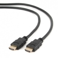 Cable HDMI  CC-HDMI4-15M, 15 m, HDMI v.1.4, male-male, Black cable with gold-plated connectors, Bulk packing
