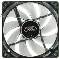120mm Case Fan - DEEPCOOL "WIND BLADE 120" Fan with 4 blue LED, 120x120x25mm, 1300rpm, <26dBa, 65.16CFM, Hydro Bearing, Black thumbnav 1