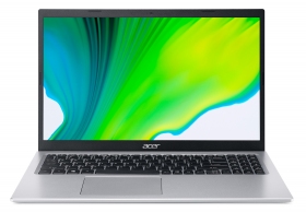ACER Aspire A515-56 Pure Silver (NX.A1GEU.008) 15.6" FHD IPS (Intel Core i3-1115G4 2xCore 1.7-4.1GHz, 8GB (8GB onboard+1slot) DDR4 RAM, 512GB PCIe NVMe SSD+HDD Kit, Intel UHD Graphics, WiFi6-AX/BT5.1, RJ-45, Backlit, 3cell, 720P HD Webcam, RUS, No OS,1.65 thumbnav 1