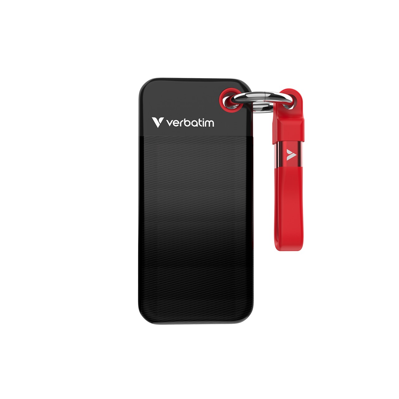 M.2 SSD External Verbatim Pocket / 256GB / USB 3.2 Gen 2 / Black/Red photo 3