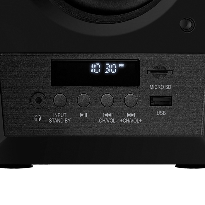 Boxe 2.0 SVEN MC-20 / 90W RMS, Bluetooth / FM / USB / SD card / Black photo 3