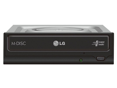 DVDRW Drive LG GH24NSD5, Internal, Super-Multi DVDR+24x/-24x, RW+8x/-6x, DL+8x, RAM12x, SATA, Black, bulk photo 1
