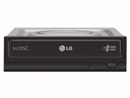 DVDRW Drive LG GH24NSD5, Internal, Super-Multi DVDR+24x/-24x, RW+8x/-6x, DL+8x, RAM12x, SATA, Black, bulk