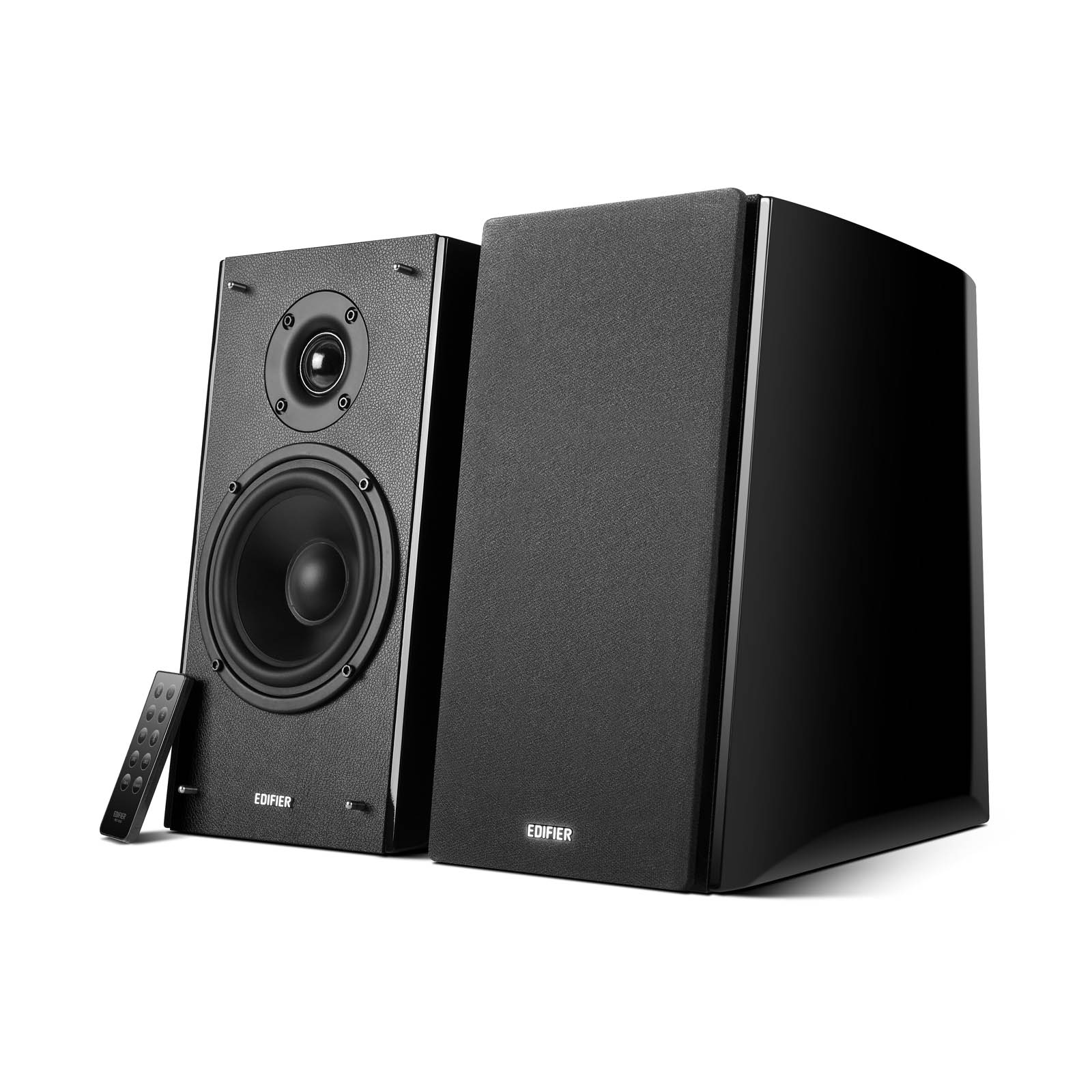 Edifier R2000DB Black, 2.0/ 120W (2x36W+2x24W) RMS, Audio In: Bluetooth, RCA x2, PC, AUX, optical, coaxial, remote control, all wooden, (5”+1”) photo 2