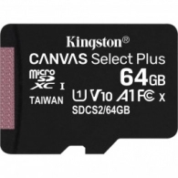 Карта памяти microSD Kingston Canvas Select Plus V10/ 100MBps/ 64GB