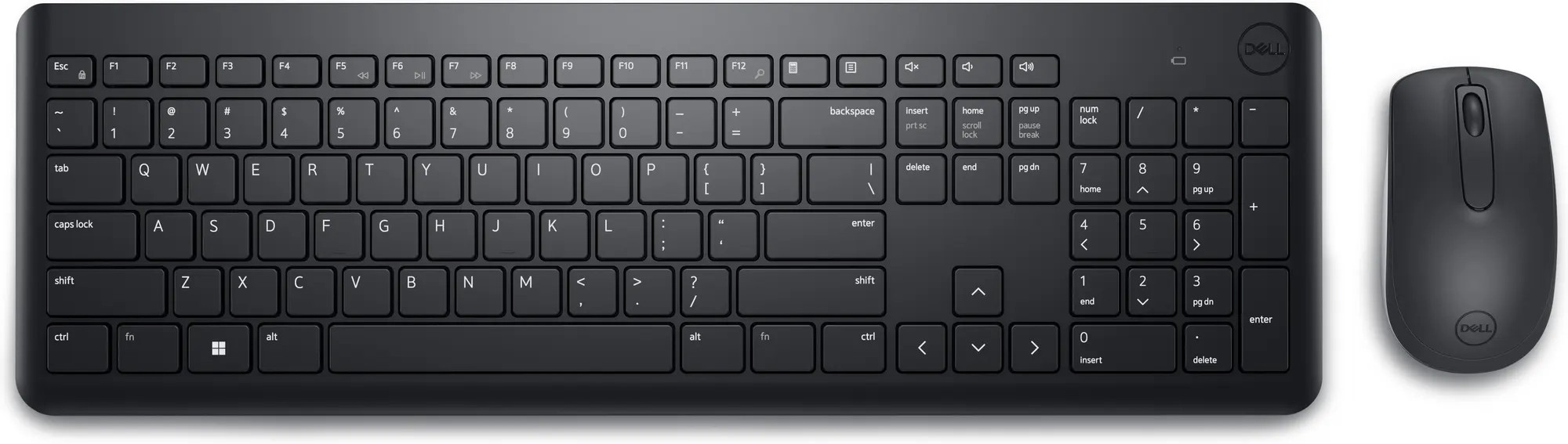 Беспроводная Клавиатура с мышкой Dell KM3322W / Black купить на Bomba.md