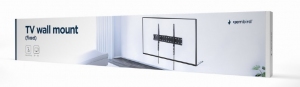 TV-Wall Mount for 37-70”- Gembird ”WM-70F-01”, Fixed, max. 40 kg, Distance TV to Wall: 25 mm, max. VESA 600 x 400, Black thumbnav 3