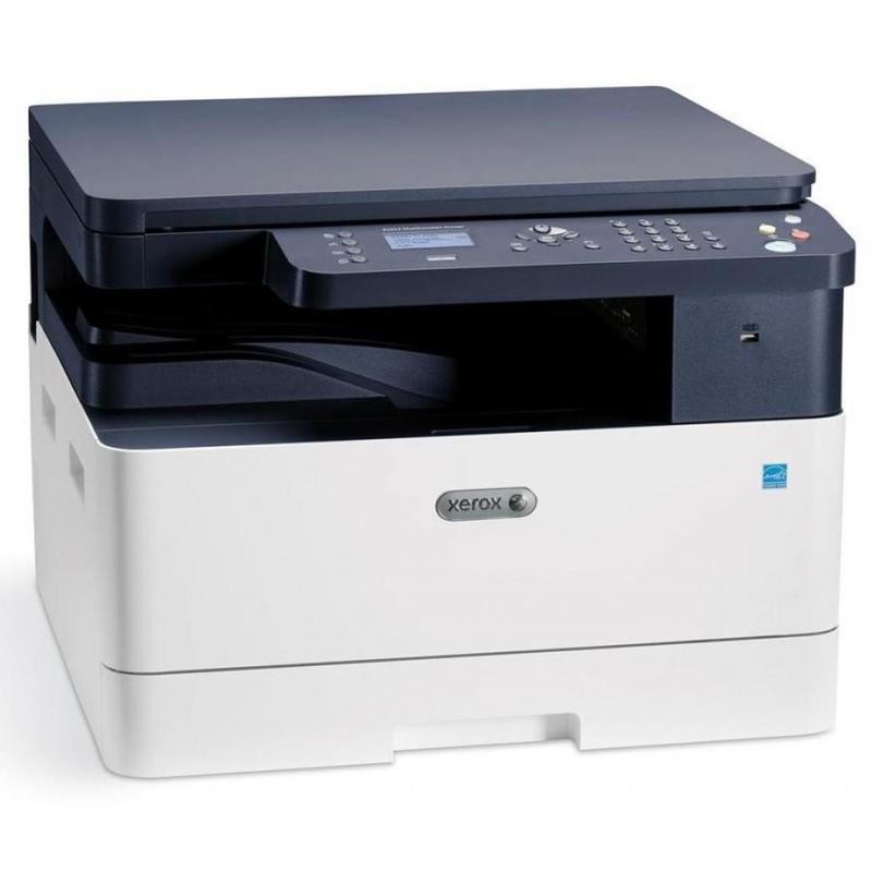 MFD Xerox B1022, Mono Printer/Duplex/Scanner/Net, A3, 1200x1200 dpi, 22ppm, Up to 50k, 1.2 GHz, 256 Mb, Scan 600x600dpi, 4-Line LCD display, PCL 6, PostScript 3, Paper Input  350-sheet tray,  USB 2.0, Ethernet, In set 006R01731 13700 p. Drum 013R00679 - 8 photo 2