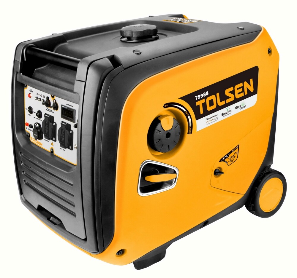 Generator electric pe benzina 4000W Invertor Tolsen photo 1 Generator electric pe benzina 4000W Invertor Tolsen photo 1