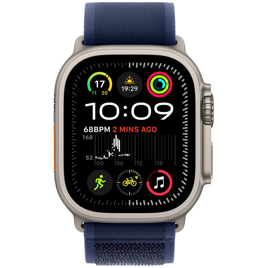 Умные часы Apple Watch Ultra 2 2024 GPS + Cellular 49mm Natural Titanium Case with Blue Trail Loop - M/L (MX4L3GK/A) 1 GB 1.92 photo 2