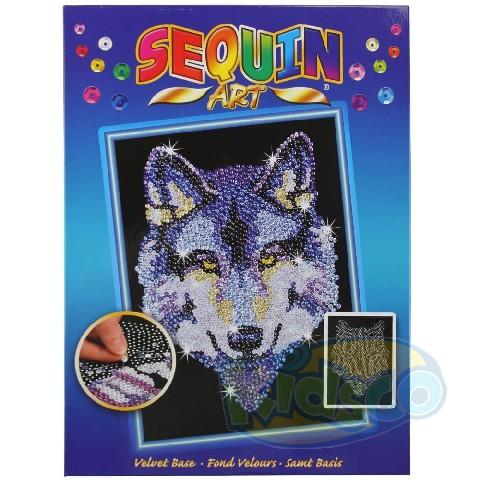 Sequin Art SQ1215 Original - Wolf photo 1