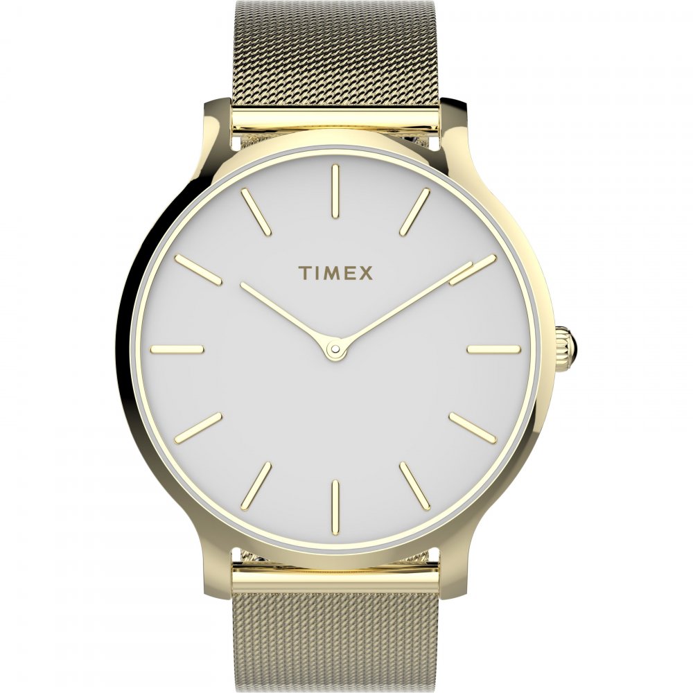 Transcend™ 38mm Stainless Steel Mesh Band Watch photo 1