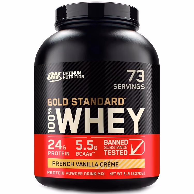 Сывороточный протеин Optimum Nutrition Gold Standard 100% WHEY French Vanilla Creme 5lb
