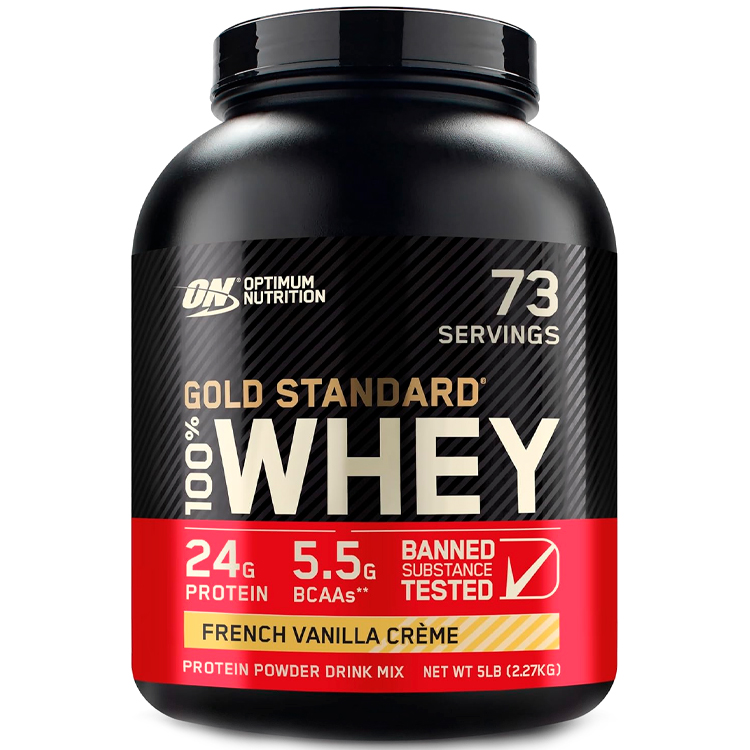 Сывороточный протеин Optimum Nutrition Gold Standard 100% WHEY French Vanilla Creme 5lb/2.27 кг photo 1