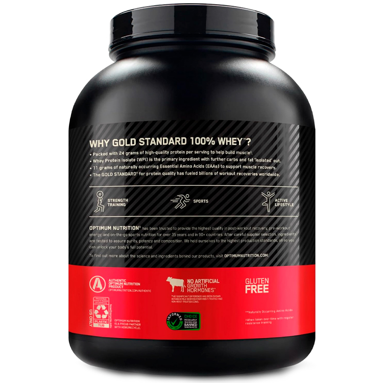 Сывороточный протеин Optimum Nutrition Gold Standard 100% WHEY French Vanilla Creme 5lb/2.27 кг photo 3