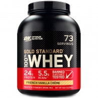 Сывороточный протеин Optimum Nutrition Gold Standard 100% WHEY French Vanilla Creme 5lb thumbnav 1