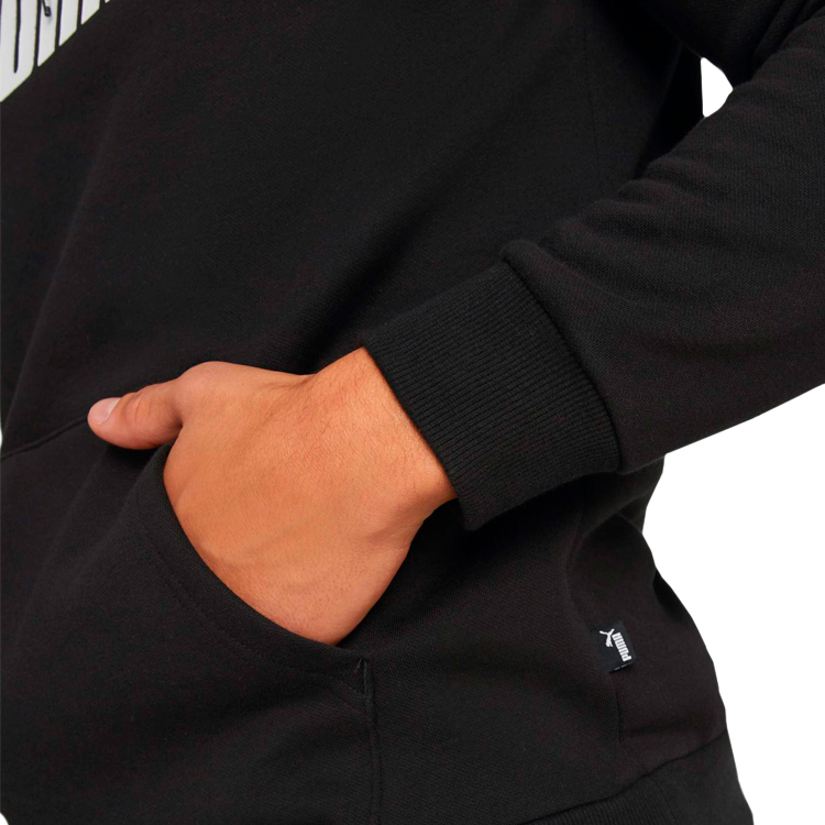 Hanorac pt bărbați Puma ESS+ 2 Col Big Logo Hoodie FL S Negru photo 5