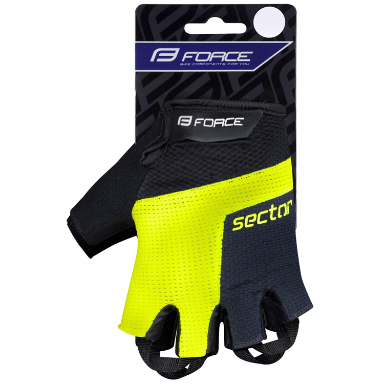 Перчатки Force SECTOR gel Желтый/Черный 9052561 photo 2