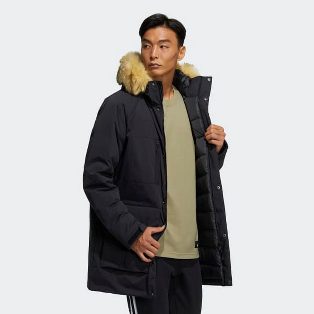Куртка мужская Adidas DOWN PARKA S Черный photo 2