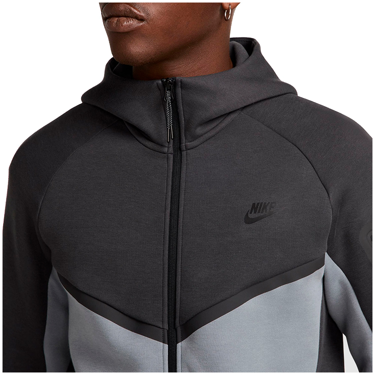 Hanorac pt bărbați Nike M NK TCH FLC FZ WR HOODIE M Negru photo 4