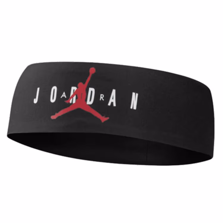 Повязка на голову Nike JORDAN FURY HEADBAND GRAPHIC BLACK/GYM RED/WHITE OSFM