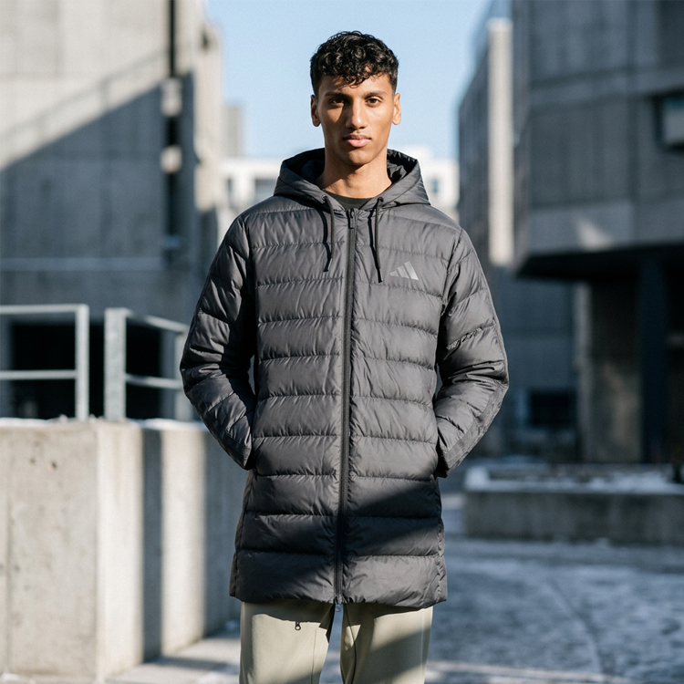 Куртка мужская Adidas ESS 3S LD HD PA XS Черный photo 3