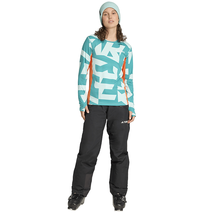 Лонгслив Adidas MULTI SYN LS WA XS Бирюзовый Женский photo 5