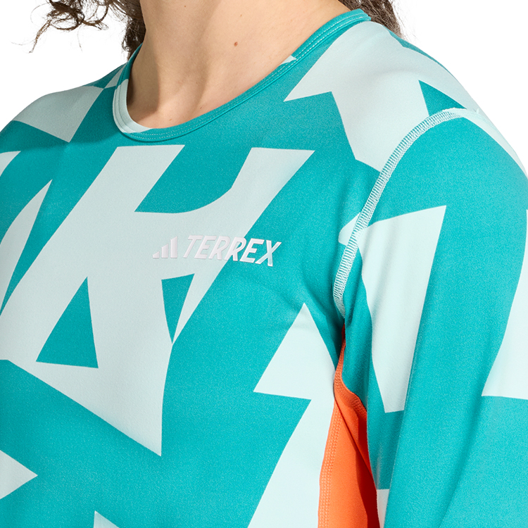 Лонгслив Adidas MULTI SYN LS WA XS Бирюзовый Женский photo 6