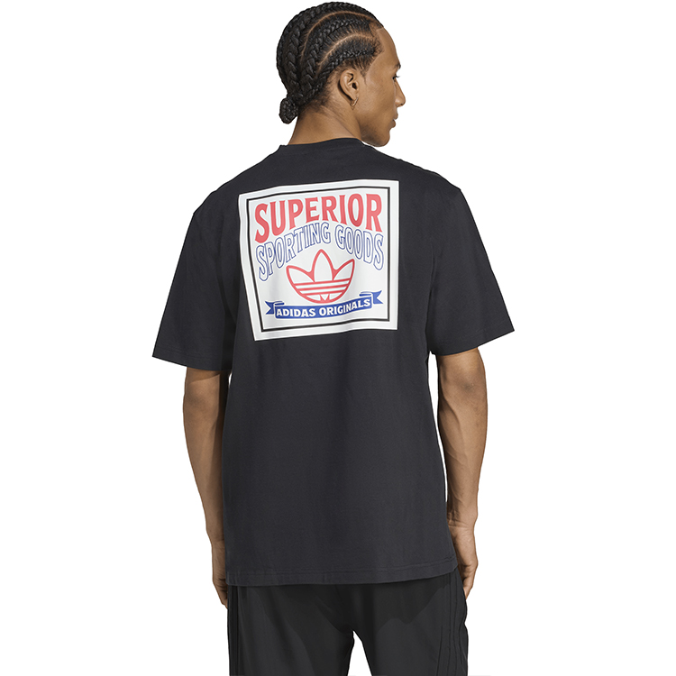 Tricou bărbătesc Adidas GRAPHIC LO SS T XS Negru photo 2