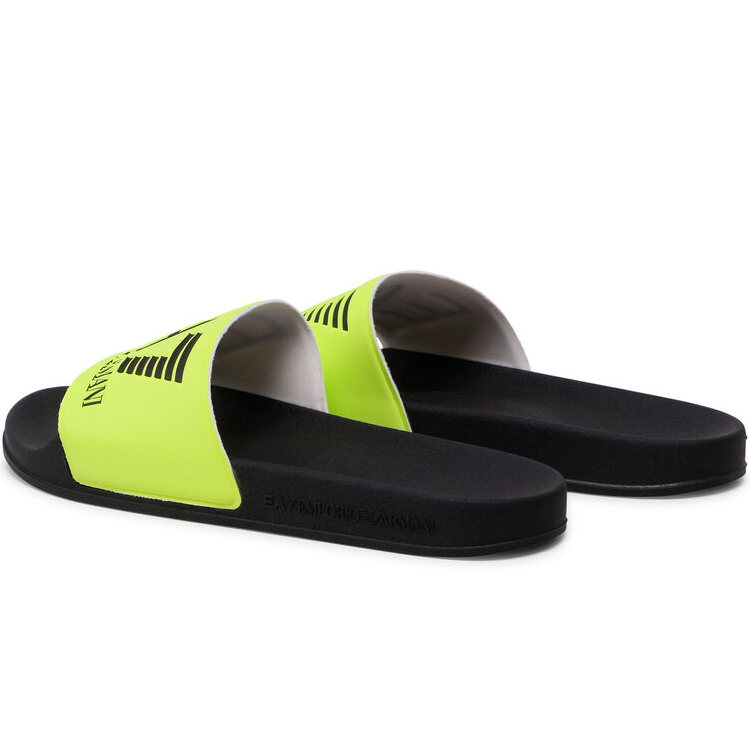 Slapi EA7 EMPORIO ARMANI SHOES BEACHWEAR pt Barbati / 40 / Negru-galben photo 4