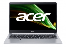ACER Aspire A515-45 Pure Silver (NX.A82EU.009) 15.6" FHD IPS (AMD Ryzen 5 5500U 6xCore 2.1-4.0GHz, 8GB (4GB onboard+4GB) DDR4 RAM, 256GB PCIe NVMe SSD+HDD Kit, AMD Radeon Graphics, WiFi6-AX/BT5, 3 cell, 720P Webcam, FPS, RUS, Backlit, No OS, 1.76 kg) thumbnav 1