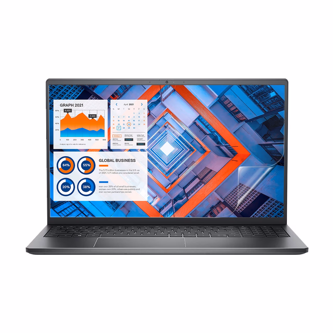 DELL Vostro 15 7510, 15.6'' FHD WVA AG 300nits (Intel® Core™ i7-11800H, 16GB (1x16GB) DDR4, M.2 512GB PCIe NVMe, Nvidia GeForce RTX 3050 4GB, Intel WiFi6+BT5.2, RJ-45, Backlit KB, 3cell 56Whr, HD Cam, Win10Pro, 1.9kg) 