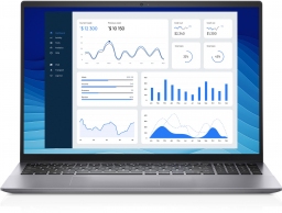 DELL Vostro 5625 Titan Gray - 16.0'' FHD+ WVA  AG 250nits (AMD Ryzen 5 5625U, 8GB (1x8GB) DDR4, M.2 256GB PCIe NVMe,  AMD Radeon Graphics, WiFi6 2x2 +BT5.2, RJ-45, FPR, Backlit KB ENG/RUS, 4cell 54Whr, FHD Cam with Dual Mic, Win11Pro, 1.9kg) thumbnav 1