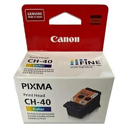 Print Head CH-40 (3430C001) Color (the following Color ink cartridges:GI-41C/M/Y) for Printers Canon Pixma G2420, G2430, G2460, G1420, G3420, G3430, G3470, GM2040, GM4040, G5040, G6040, G7040. photo 1 Print Head CH-40 (3430C001) Color (the following Color ink cartridges:GI-41C/M/Y) for Printers Canon Pixma G2420, G2430, G2460, G1420, G3420, G3430, G3470, GM2040, GM4040, G5040, G6040, G7040. photo 1