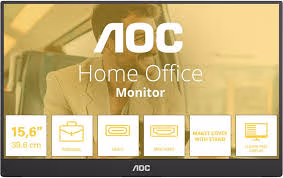 15.6” Монитор AOC 16T20E2 / Portable / 4ms/ Black