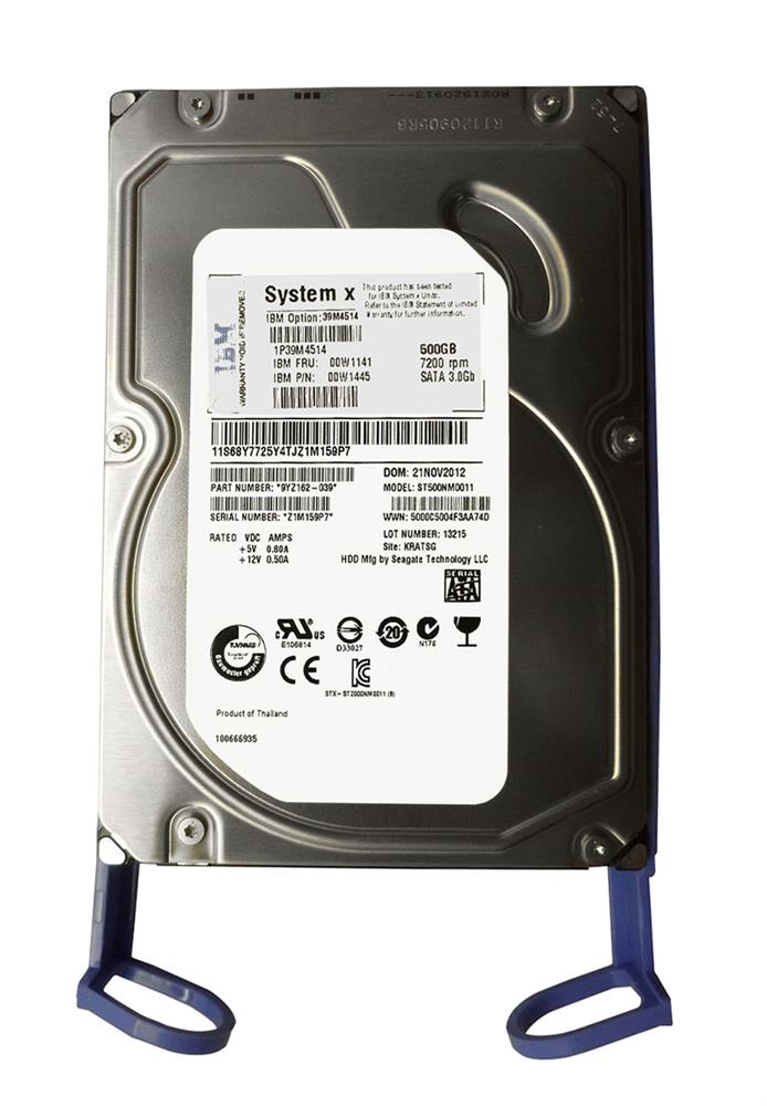 500GB 7200RPM 3.5” SS SATA II - for System x3100 M4 photo 1