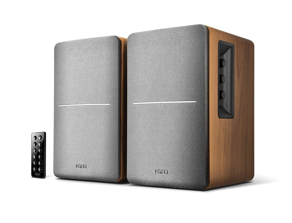 Boxe Edifier R1280DB Brown / 42W RMS / Audio in: 2x RCA / optical / coaxial / AUX / remote control / wooden / (4”+1/2') photo 1